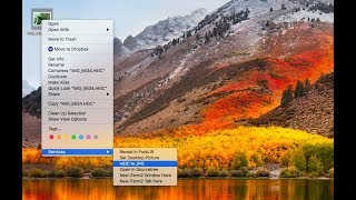 Right-click Converter from HEIC to JPG on Mac OS X in Context Menu