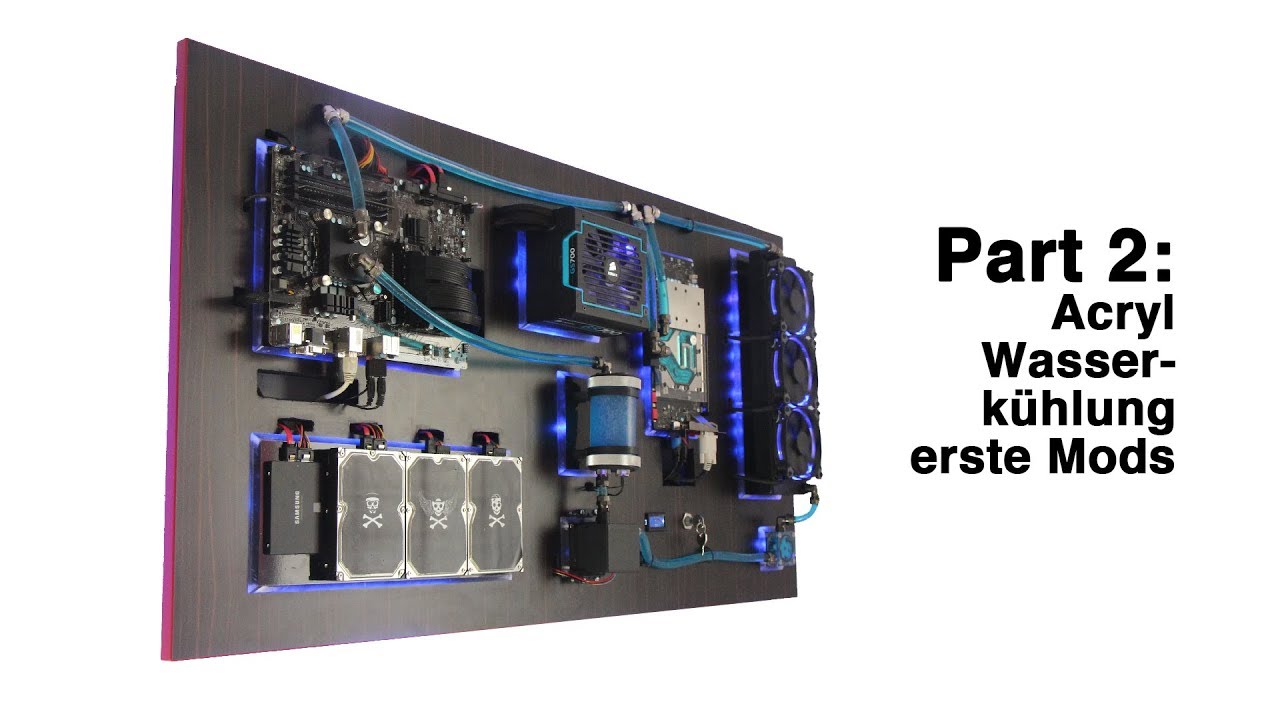Dieser PC hängt an der Wand! - Wall Mounted PC Part 2 - YouTube
