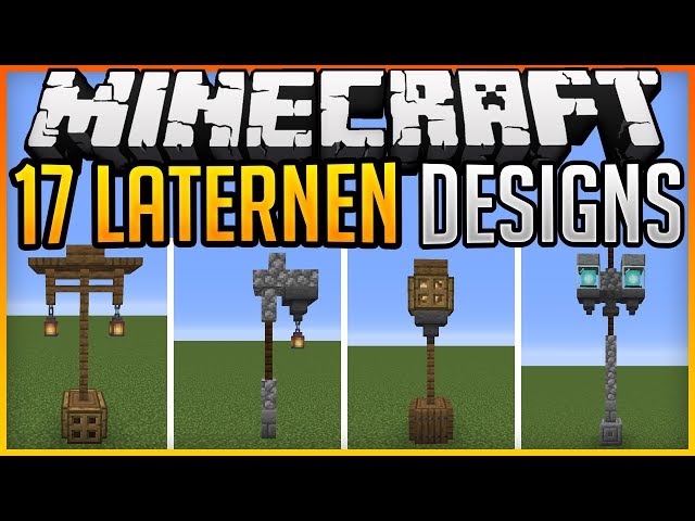 17 Laternen Designs ✨ Minecraft 1.18 ✨ErikOnHisPeriod - YouTube