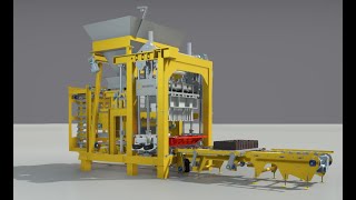 Revolutionizing Concrete Block Plant with 3D Digital Twin & Real Control System | Mecmetal