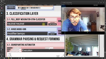 Soundpainting recognition in Max/MSP : 5 - Modeling full body and hands simultaneously