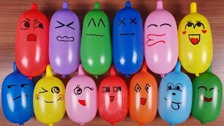 Fluffy Slime With Colorful Funny Balloons Satisfying Asmr #1624