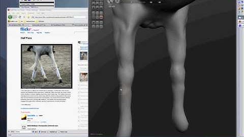 Modeling a horse Part 2