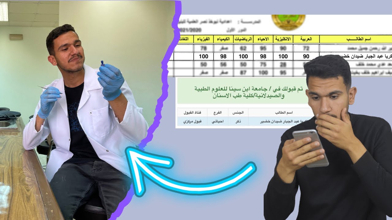 ردة فعلي على معدلي بالسادس الاعدادي وقبولي بالجامعة