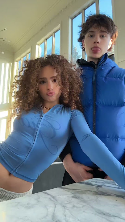 Eliana Kalogeras and Noah Risling Dance #tiktok #dance #shorts #kalogerassisters