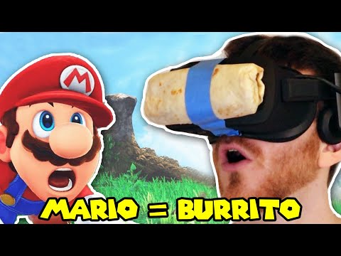 The History of Mario Games, but explained with burritos