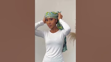 How To Tie A Simple Arewa Hausa Head Wrap(Zara Head Wrap)