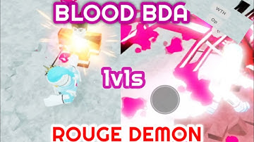 Rouge Demon (TRUE ONESHOT INFINITE COMBO) Nezuko/Blood BDA 1v1s!