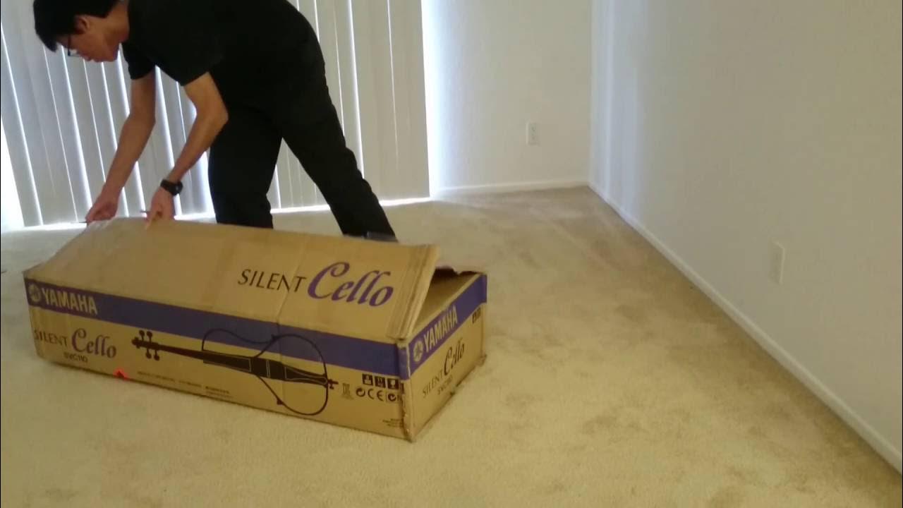 YAMAHA SVC110 electric cello (white) unboxing YouTube