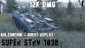 Strv 103B - A Super Carry: 12K Damage: WoT Console - World of Tanks Console