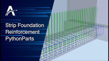 ALLPLAN Strip Foundation Reinforcement PythonParts - Developed by ALLTO [FULL FEATURES]