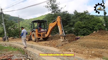 Case 770 Backhoe Loader Digging Mod And Making New Track Remote Village