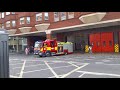 London fire brigade turnout responding at soho Fire Station