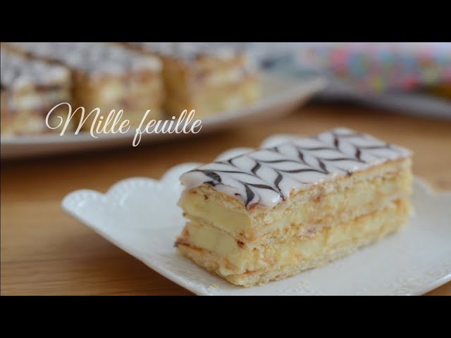 Mille Feuille (VIDEO) - Spatula Desserts