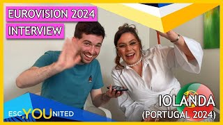 Eurovision 2024 | ESCUnited Interview with Iolanda (Portugal)