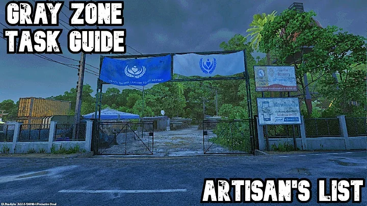 Artisan's List- Gray Zone Warfare Task Guide. #grayzonewarfare