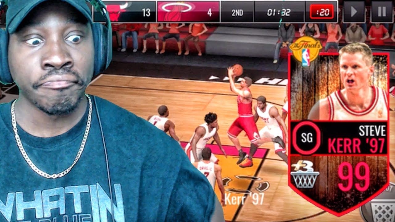 99 OVR FINALS STEVE KERR IS UNBELIEVABLE! NBA Live Mobile 16 Gameplay Ep. 124 qjb nba