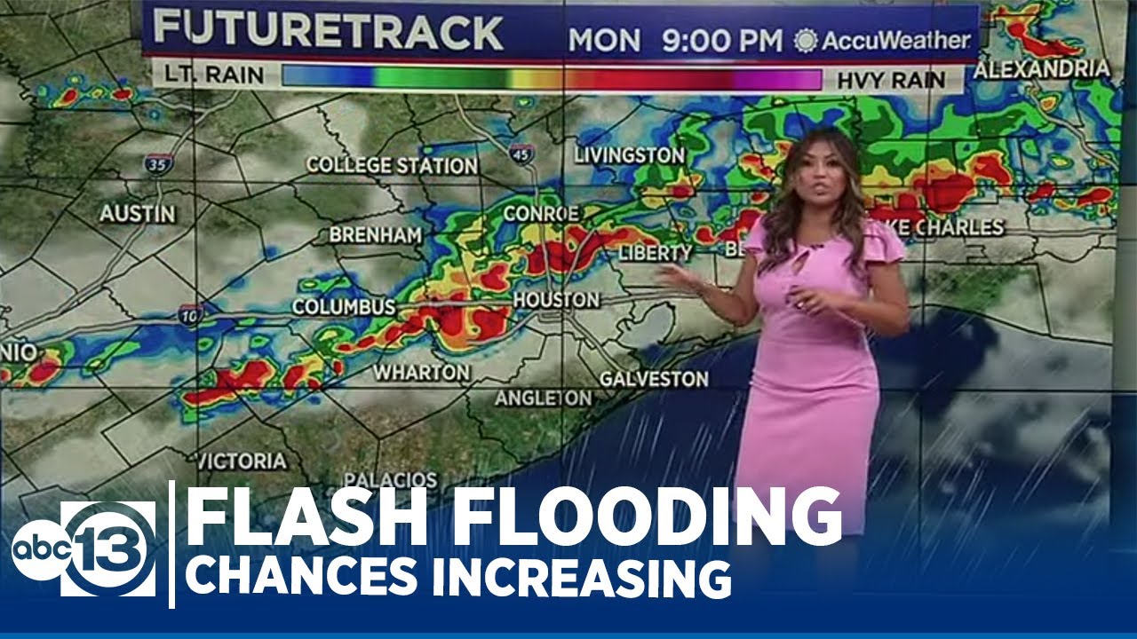Rain and Risk of Flash Flooding Going Up - YouTube