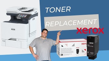 How to quickly replace the Toner: Xerox VersaLink C625