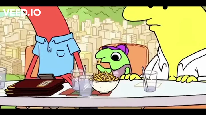 Smiling Friends  | Glep Eats some French Fries to Epic Music