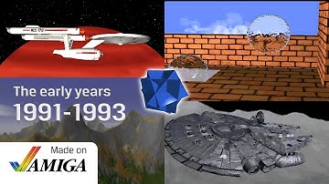 Early animations created on Commodore Amiga from 1991 to 1993 with Reflections, VistaPro and DPaint