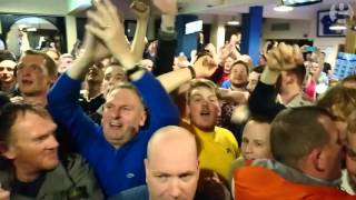 Leicester fans celebrate league win - video