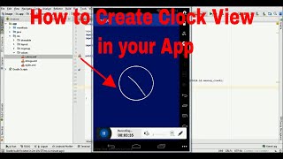 How to Create Clock View in your App... screenshot 1