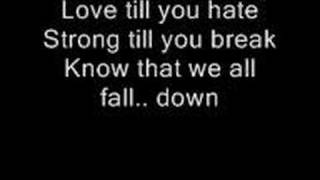 Video thumbnail of "OneRepublic - All Fall Down (with lyrics)"