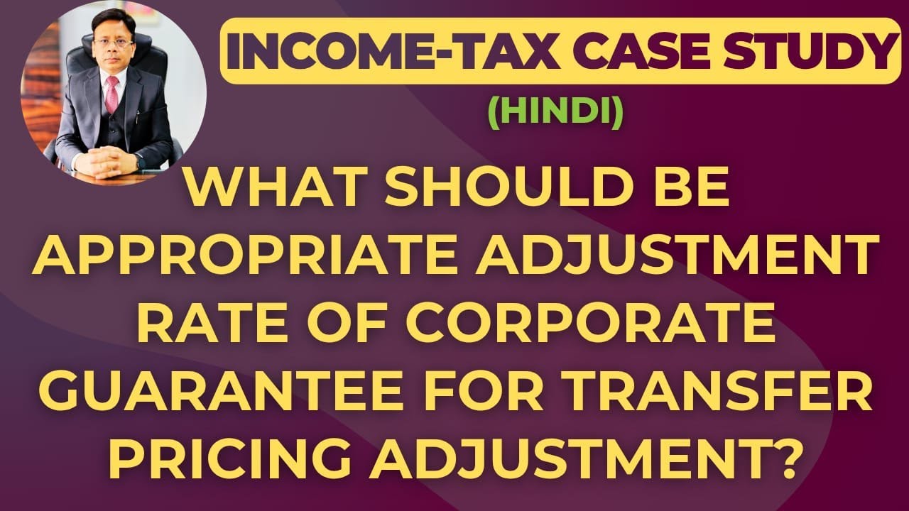 What should be appropriate adjustment rate of corporate guarantee for transfer pricing adjustment?