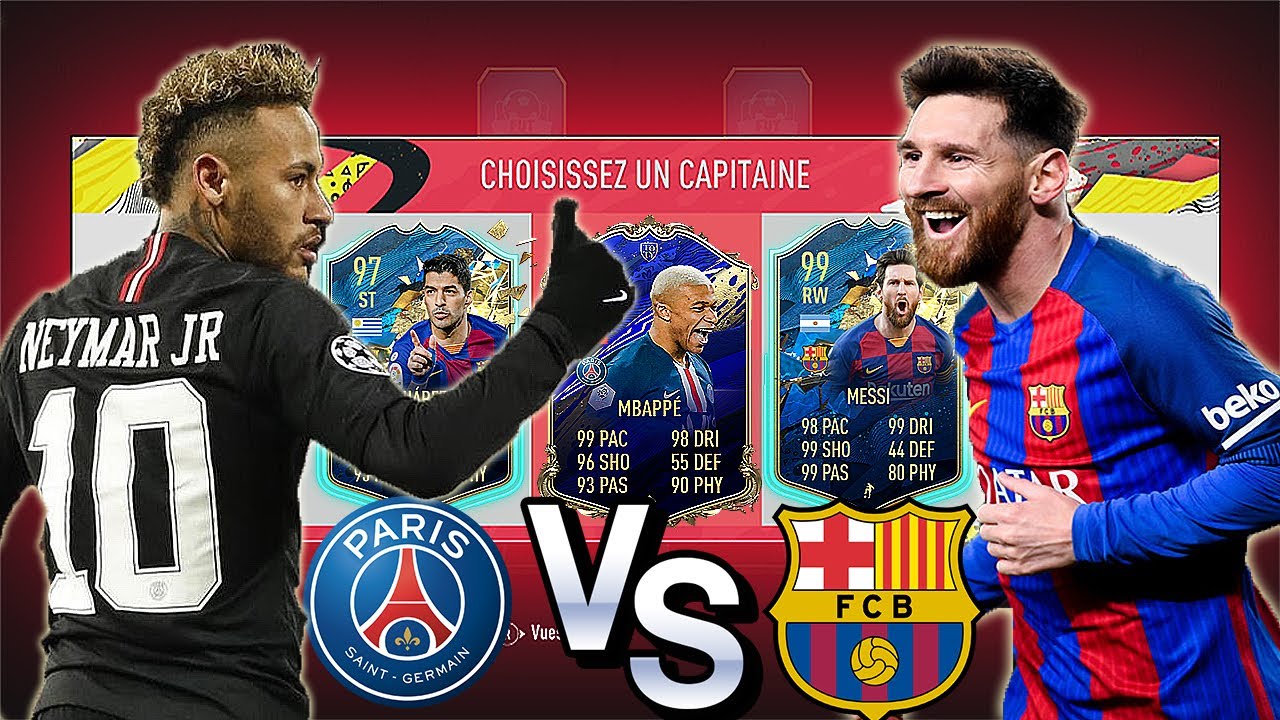 FIFA 20 - DRAFT SPECIAL PSG VS BARCA , UN CHOC QUI A ...