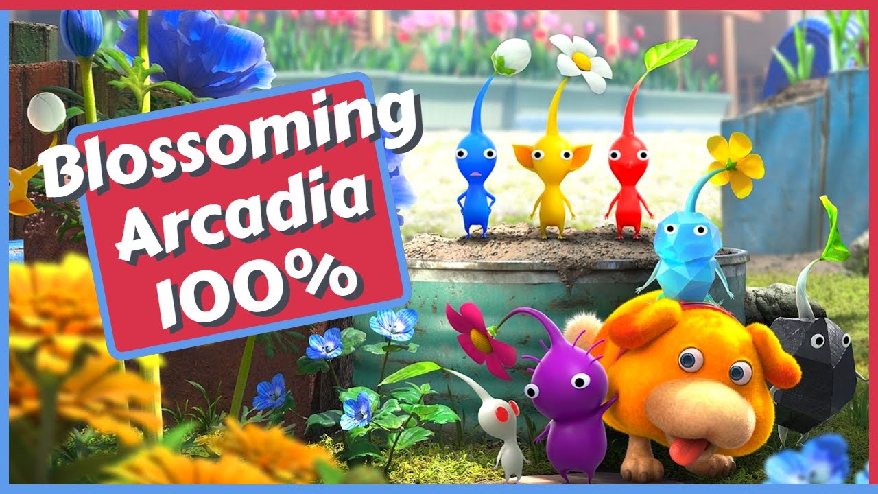 Blossoming Arcadia 100% in Pikmin 4 - YouTube