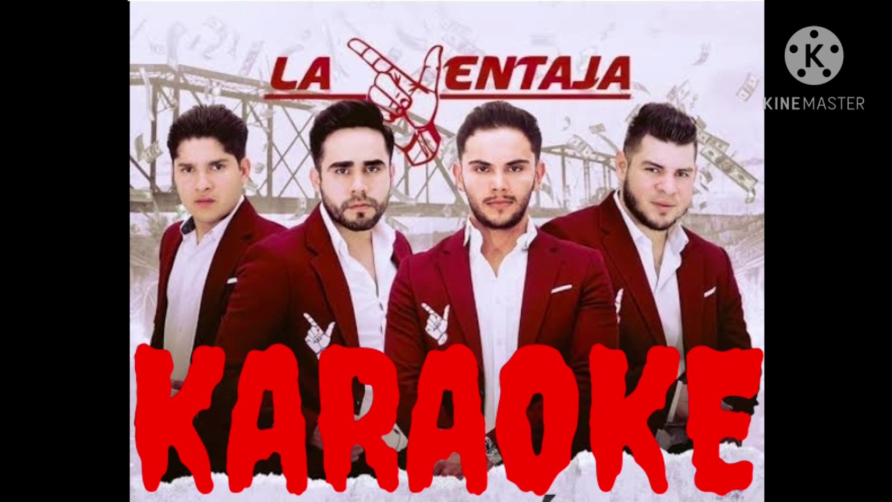 LAS MEDIAS NEGRAS La ventaja KARAOKE (tono original) YouTube