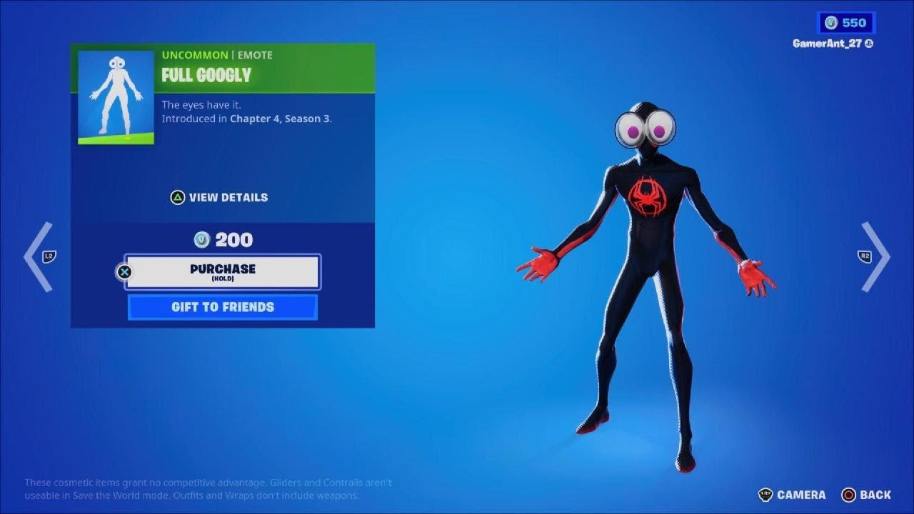 NEW Full GOOGLY Emote + Summer Legends Pack & More Fortnite Item Shop