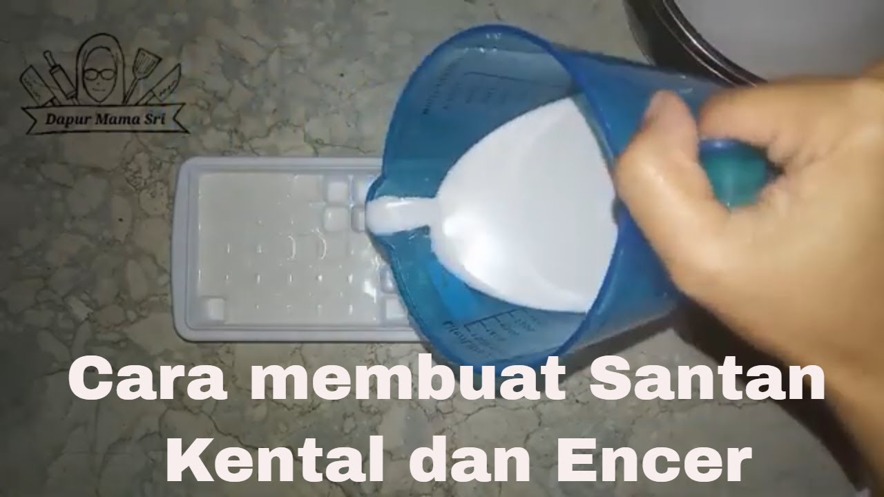 2 Tips Menyimpan Santan Kelapa Awet Tahan Lama Cara Membuat Santan Pati Kental Santan Cair Youtube