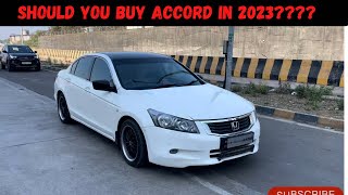 Would you buy accord in 2023 Best luxury used car to buy HONDA की सबसे LUXURY SEDAN में लगवा ली CNG