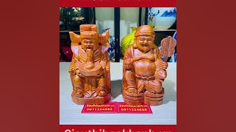 TƯỢNG GỖ THẦN TÀI THỔ ĐỊA - Hotline: 0911324888