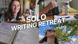 Solo Writing Retreat Vlog || Revisions, Drafting, Query Research, and Worldbuilding