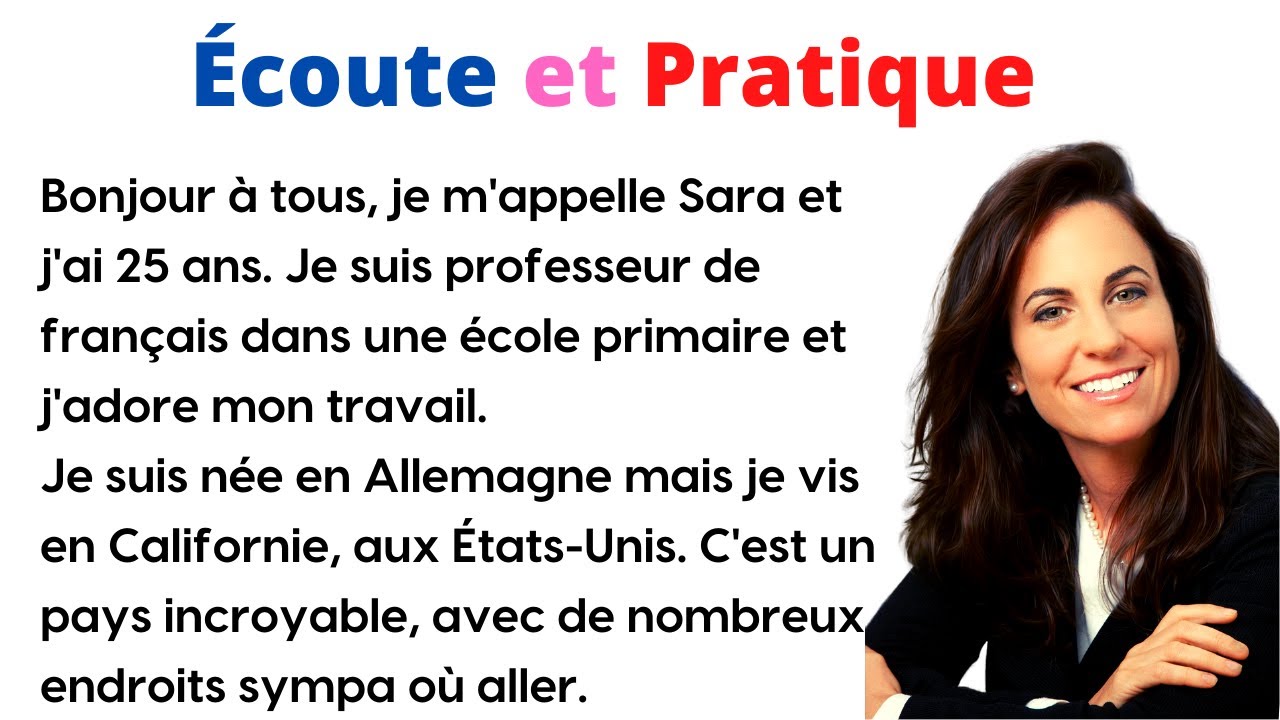 Apprends le Français et améliore ta communication et prononciation (2) Professeur de Français