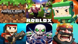 Minecraft,ROBLOX,Mini World: Block Art,Pixel Gun 3D,Clash Royale,Castle Crush,Clash of Clans screenshot 2