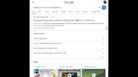 How to download getting over it for free on android without any error
