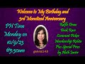 Third year anniversary  birt.ay livestream