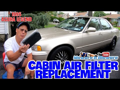 HOW TO CHANGE REPLACE THE CABIN AIR FILTER FOR A 1995 ACURA LEGEND L ITS NOT EASY! NOT ODOR RELATED!