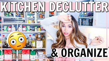 DECLUTTER MOTIVATION! KITCHEN ORGANIZATION | DECLUTTER AND ORGANIZE WITH ME | Alexandra Beuter
