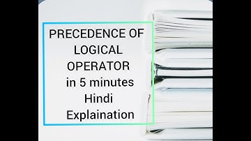 Precedence Of Logical Operator | Discrete Mathematics | Gate Computer science