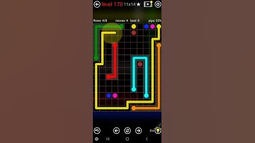 How To Solve Flow Free 11x14 Mega Mania Pack Level 178 Board Walk Through Solution Walkthrough