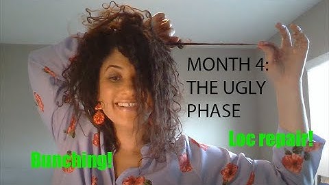 Bunching and repairs | Microlocs on 3B hair | 4 month loc update