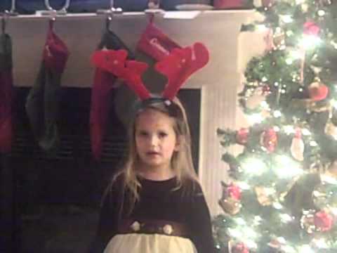 Kaitlyn "Rudolph the Red Nose Reindeer"