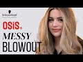 Styling! Tousled Faux Blowout Tutorial Pt. 2 | Schwarzkopf Professional Hairstyling Tutorials