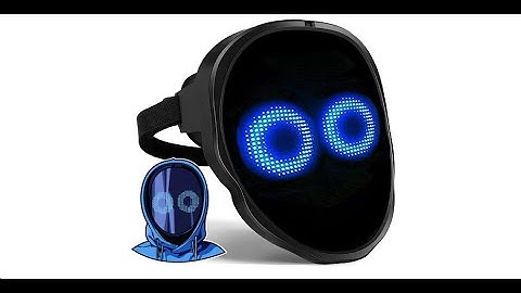 "Halloween Mask" Gootus Face Transforming LED Mask with App Controlled (Usb Recharge)