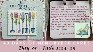 Memorydex Cards During Lent - Day 35
